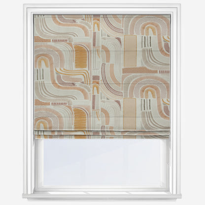 Casamance Iena Rose Poudre Mordore Roman Blind