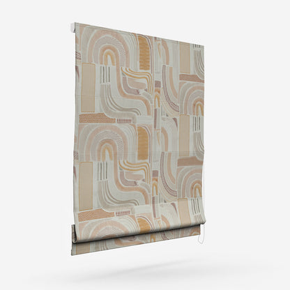 Casamance Iena Rose Poudre Mordore Roman Blind