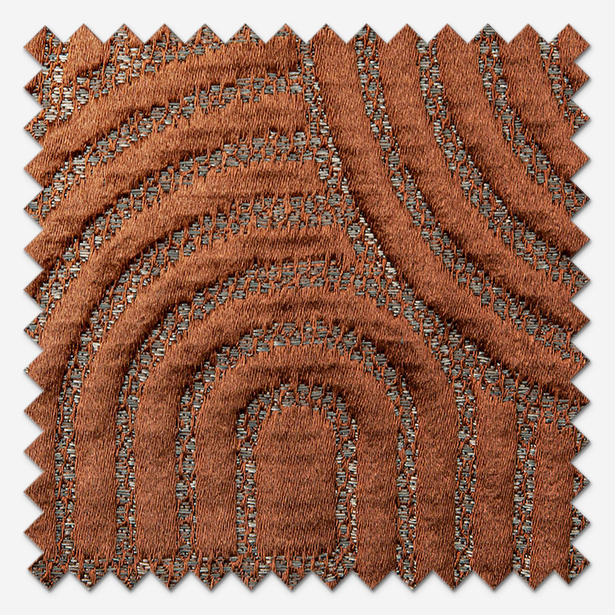 Casamance Mollino Orange Brulle Roman Blind