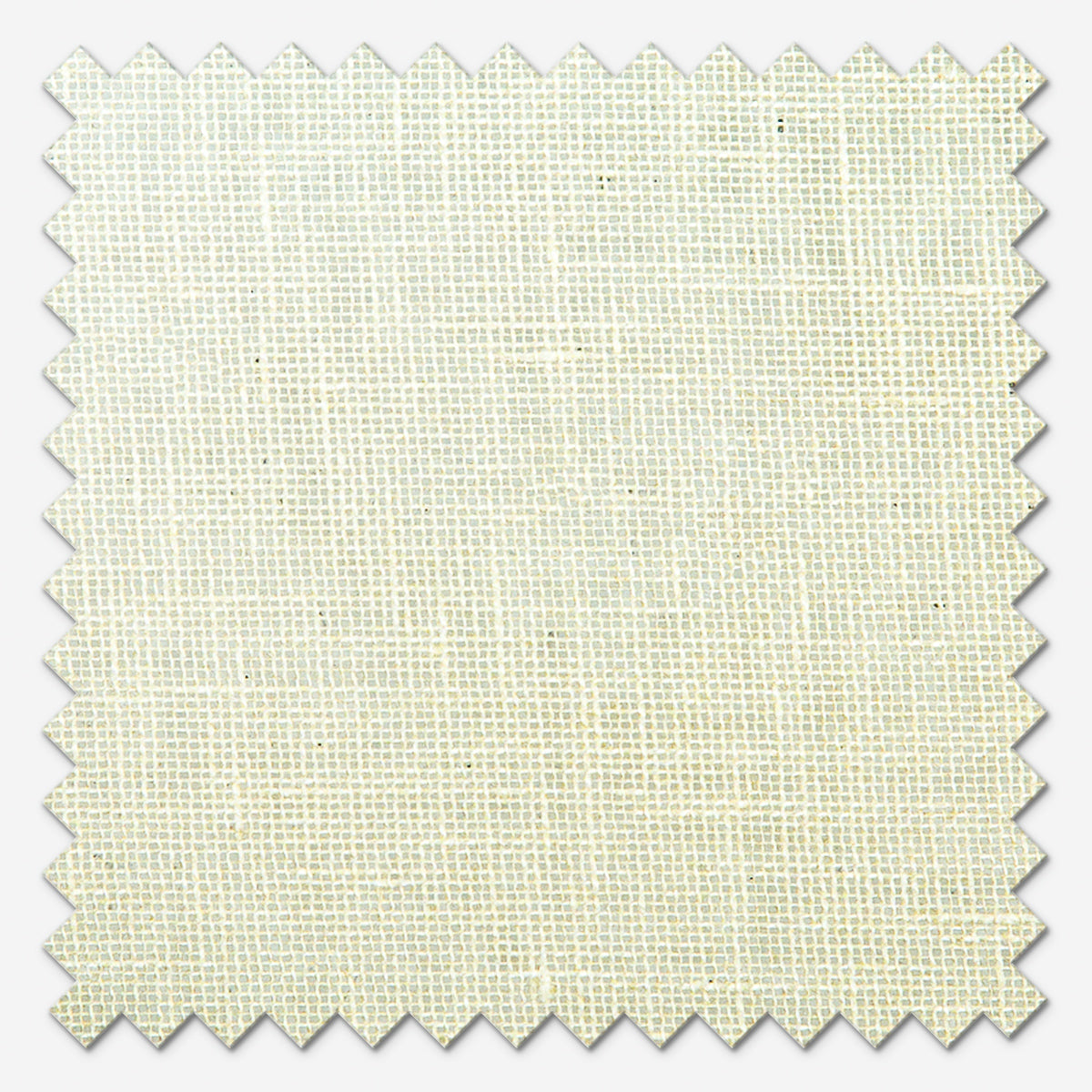 Casamance Winona White Moutarde Roman Blind