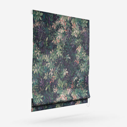 Clarke & Clarke Congo Amethyst Emerald Roman Blind