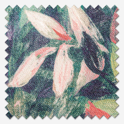 Clarke & Clarke Congo Amethyst Emerald Roman Blind