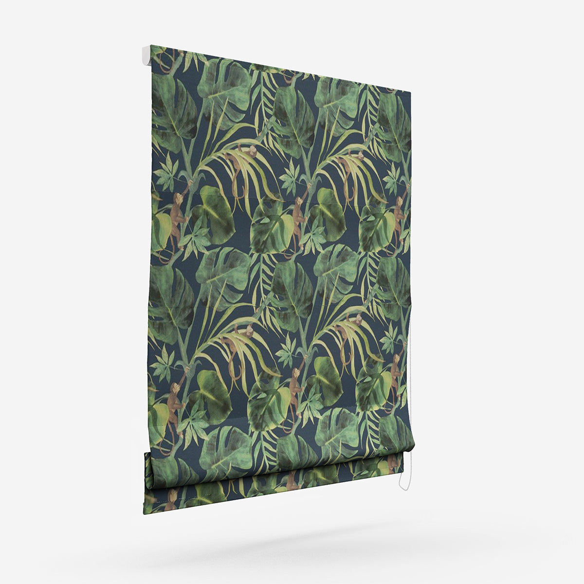 Clarke & Clarke Monkey Business Indigo Roman Blind