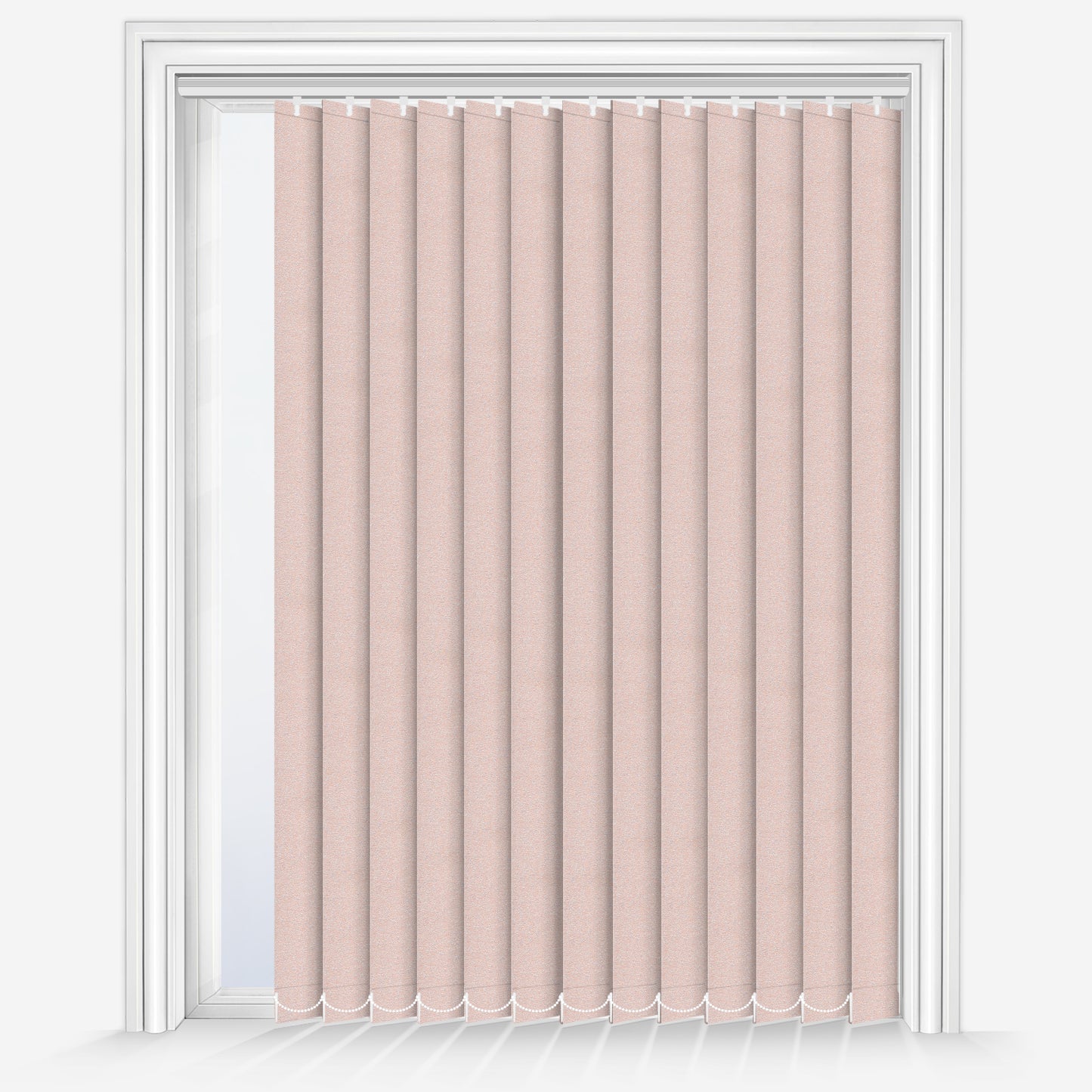 Decora Glimpse Blush Vertical Blind