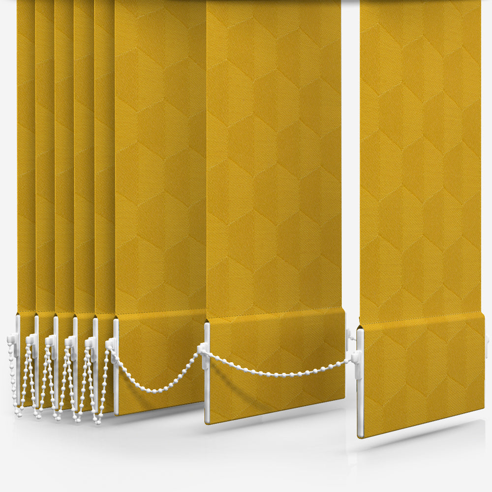 Decora Nera Citrine Vertical Blind