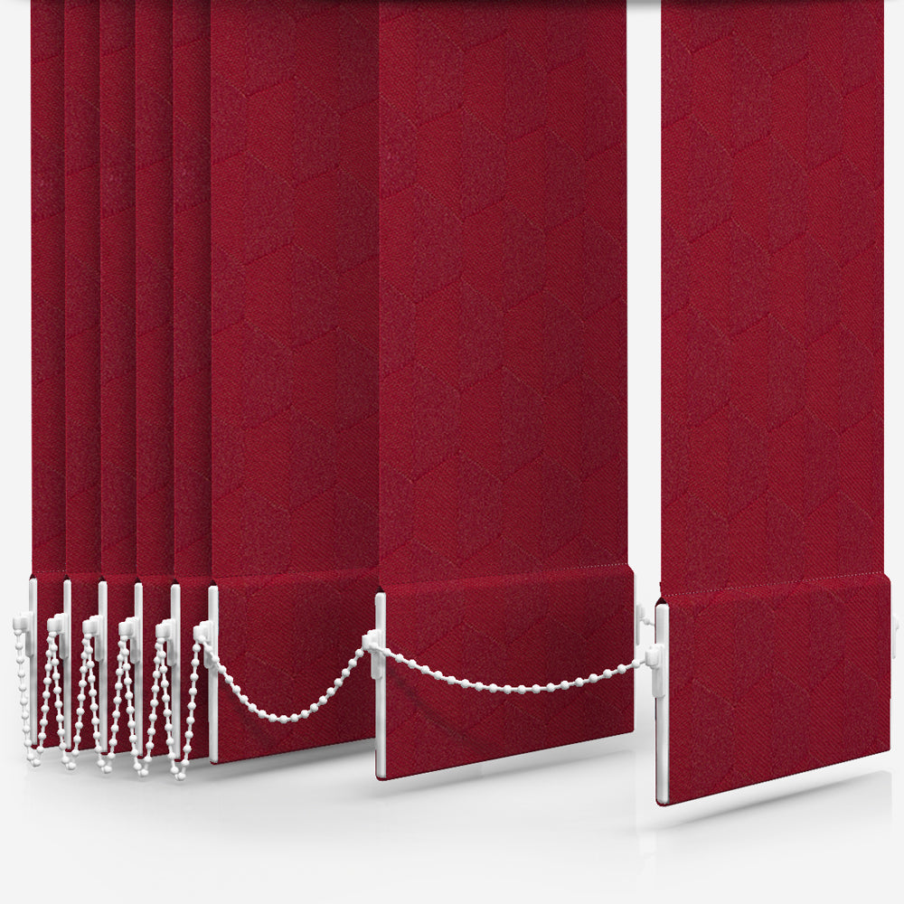 Decora Nera Scarlet Vertical Blind