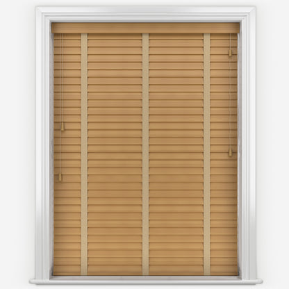 Decora Prime Timberlux Bamboo Kari with Stone Tapes Wooden Venetian Blind