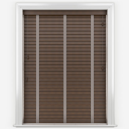 Decora Prime Timberlux Bamboo Neo with Havanna Tapes Wooden Venetian Blind