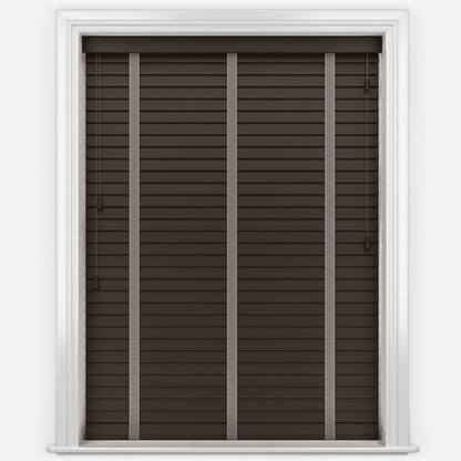 Decora Prime Timberlux Bamboo Zaya with Havanna Tapes Wooden Venetian Blind