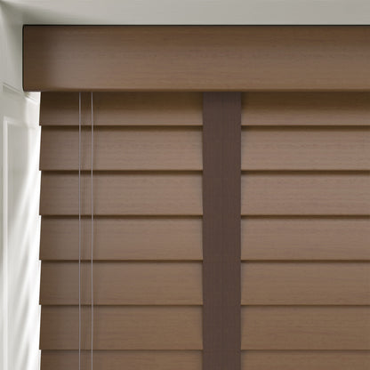 Decora Timberlux Prime Walnut with Cocoa Tapes Wooden Venetian Blind