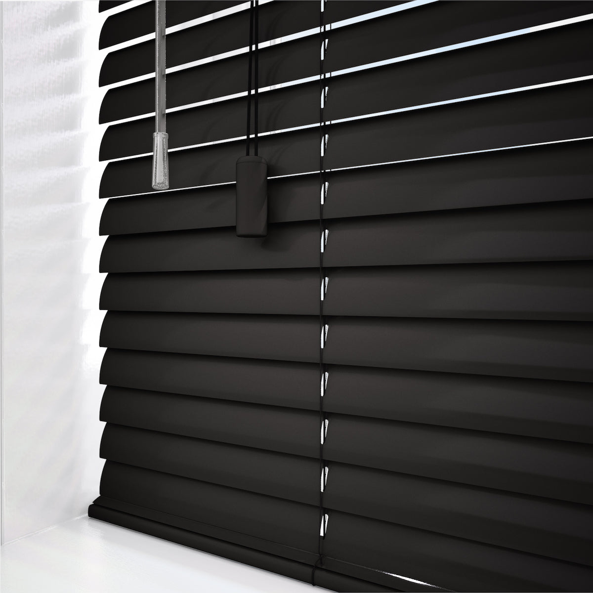 Alveta Black Aluminium Venetian Blind