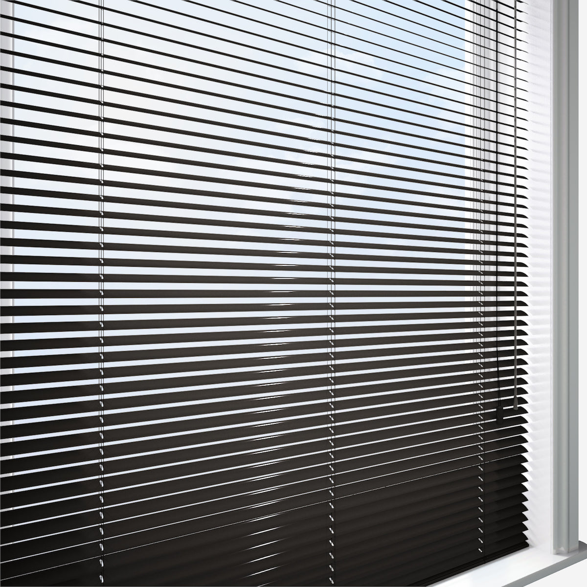 Alveta Black Aluminium Venetian Blind