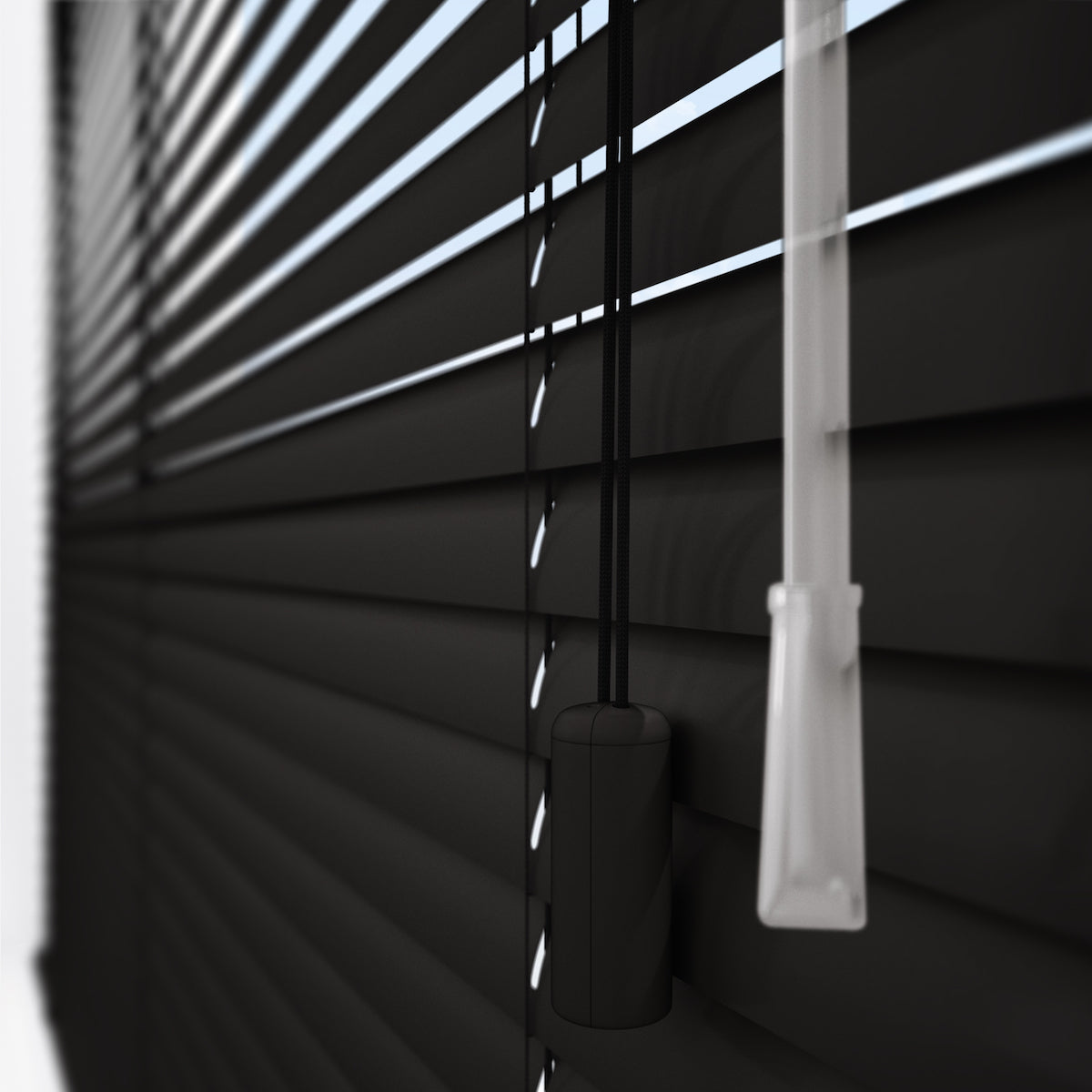 Alveta Black Aluminium Venetian Blind