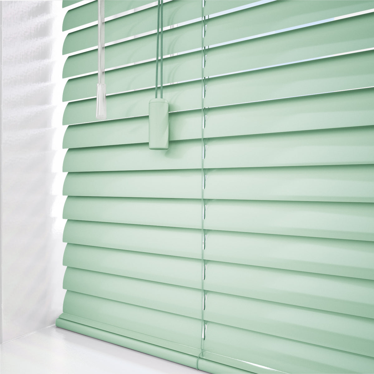 Alveta Powder Green Aluminium Venetian Blind