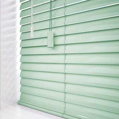 Alveta Powder Green Aluminium Venetian Blind