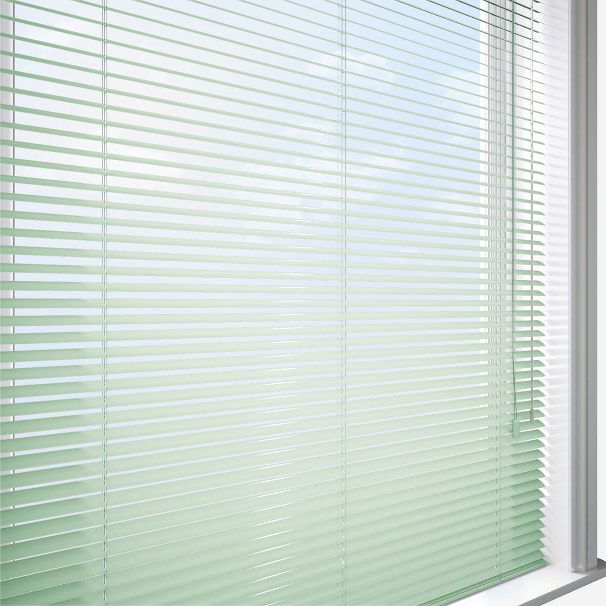 Alveta Powder Green Aluminium Venetian Blind