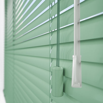 Alveta Powder Green Aluminium Venetian Blind