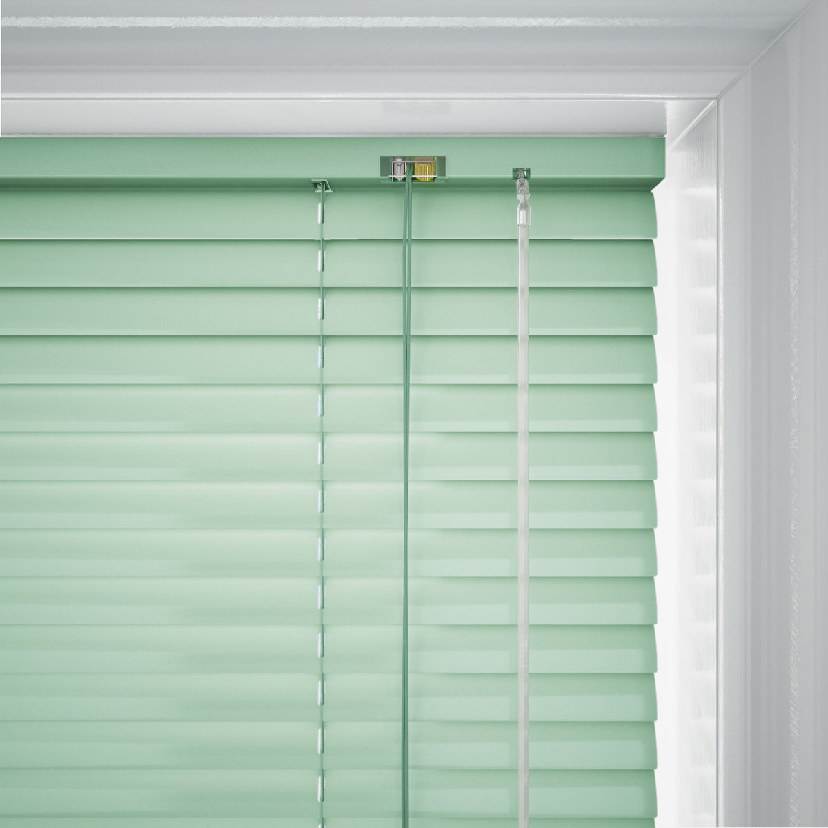 Alveta Powder Green Aluminium Venetian Blind