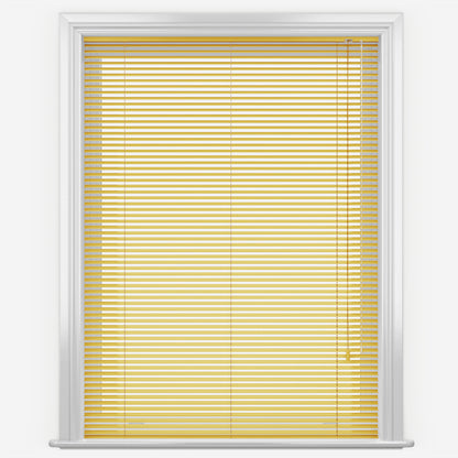 Alveta Yellow Aluminium Venetian Blind