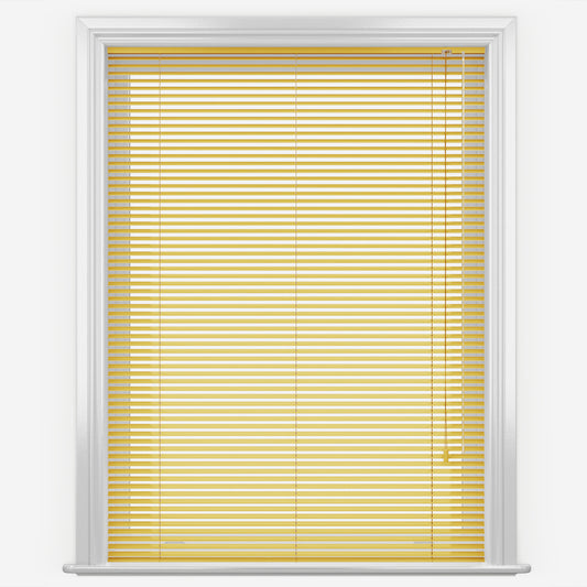 Alveta Yellow Aluminium Venetian Blind
