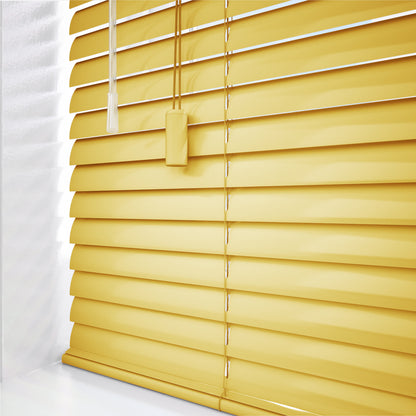 Alveta Yellow Aluminium Venetian Blind