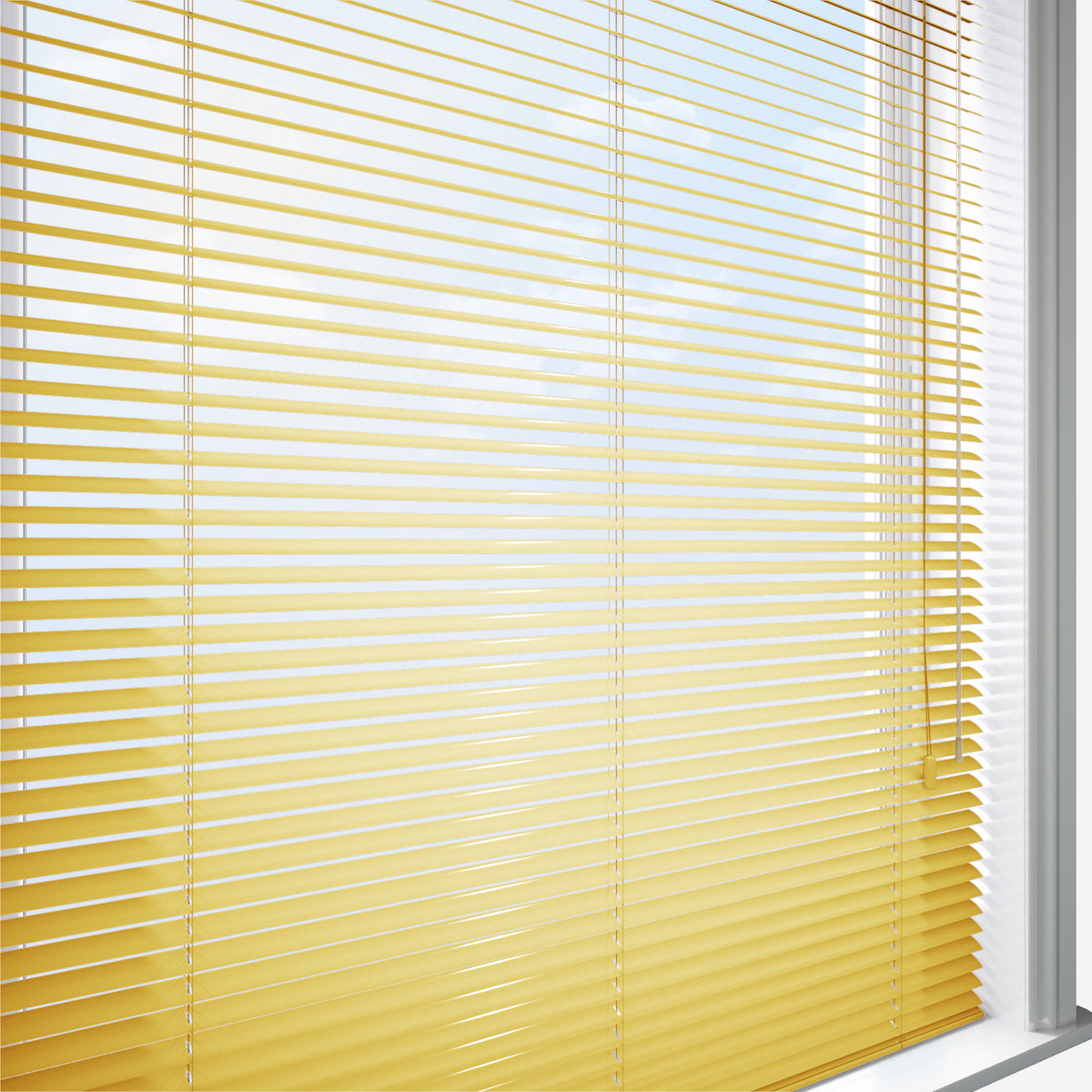 Alveta Yellow Aluminium Venetian Blind