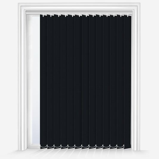 Eclipse Palette Black Vertical Blind