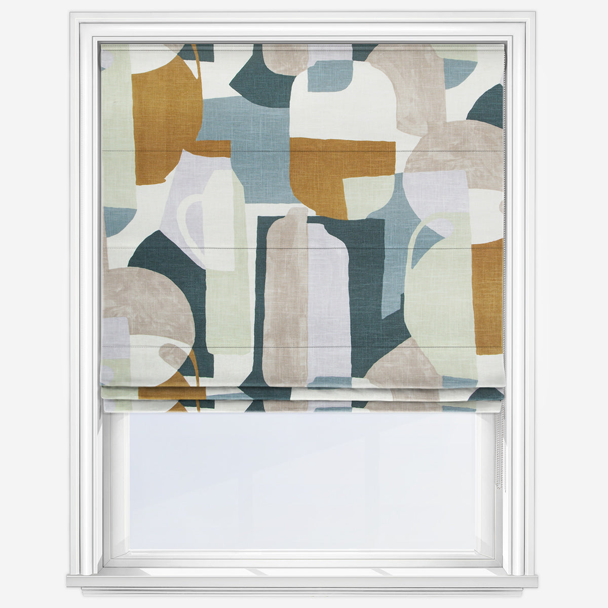 Edinburgh Weavers Athena Pistachio Roman Blind