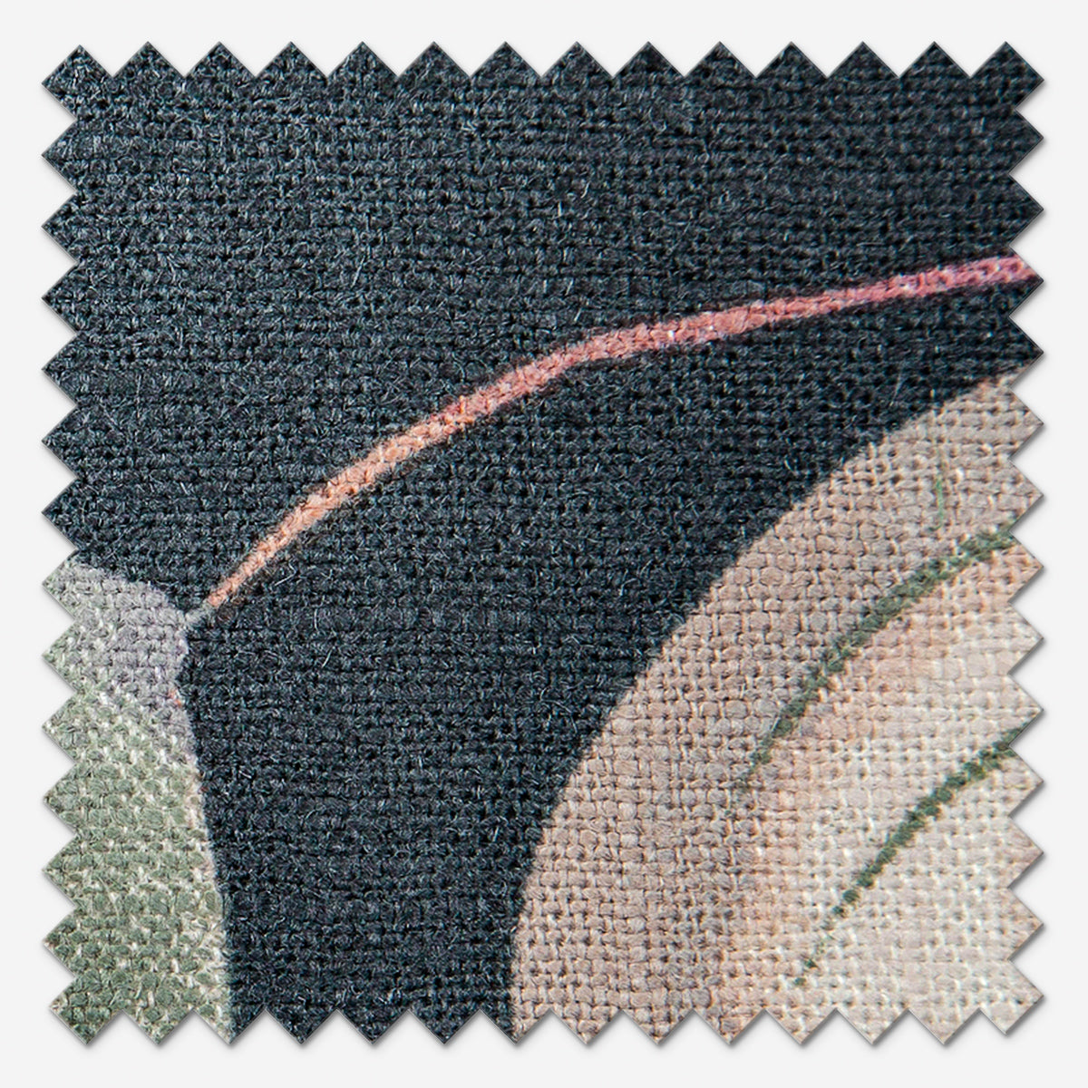 Edinburgh Weavers Inga Indigo Roman Blind