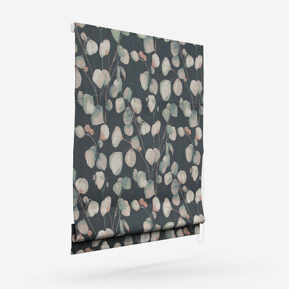 Edinburgh Weavers Inga Indigo Roman Blind