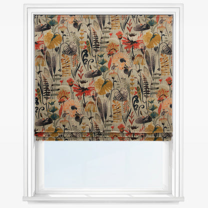 Edinburgh Weavers Zebedee Toffee Roman Blind