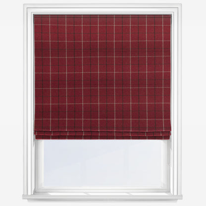 Fryetts Bamburgh Red Roman Blind