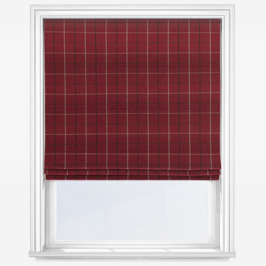Fryetts Bamburgh Red Roman Blind