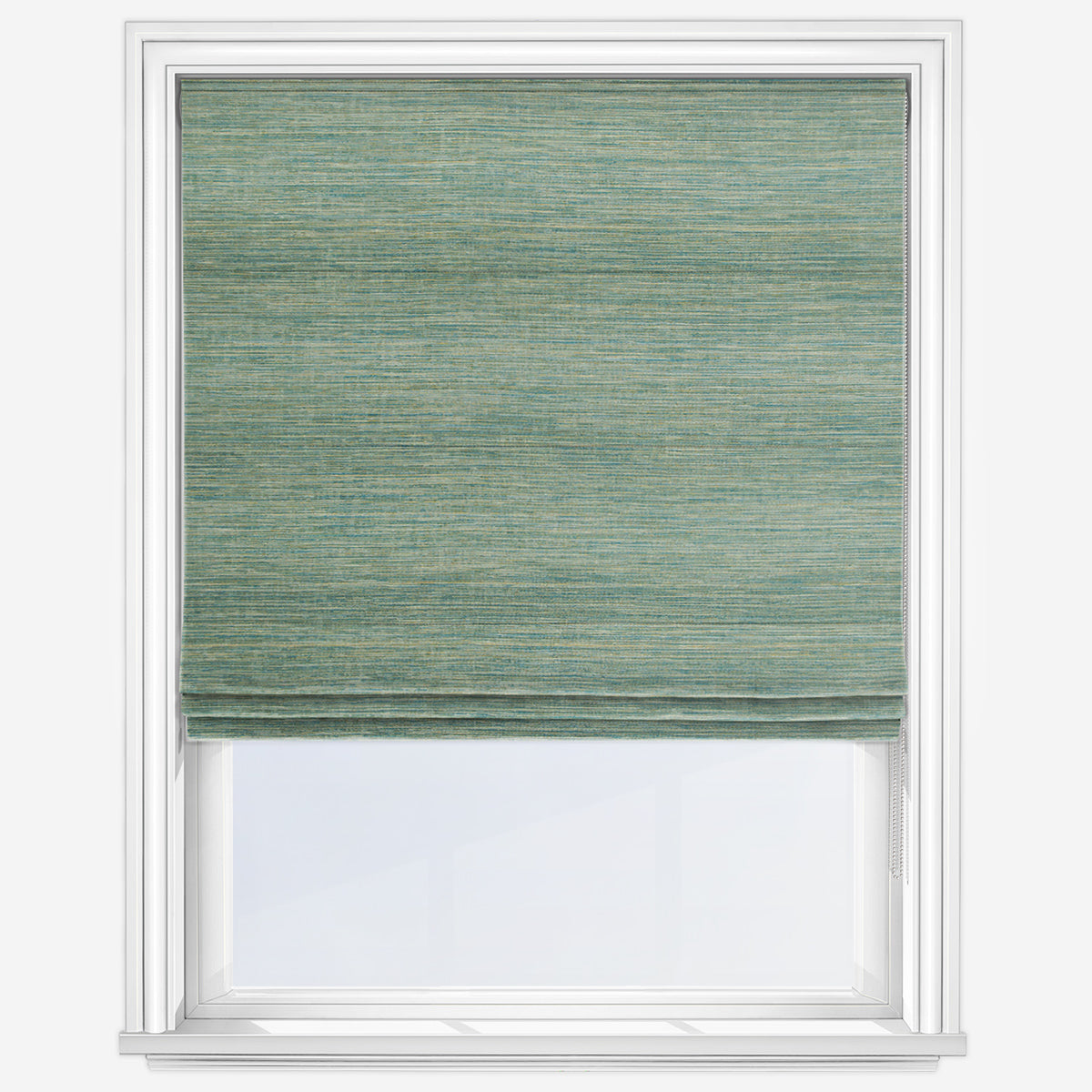 Fryetts Elysian Teal Roman Blind