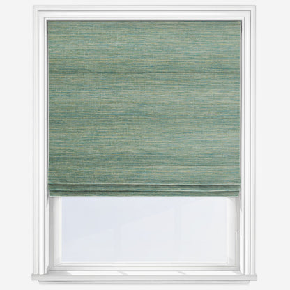 Fryetts Elysian Teal Roman Blind