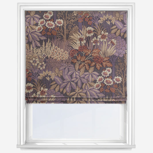 Fryetts Enchanted Forest Heather Roman Blind