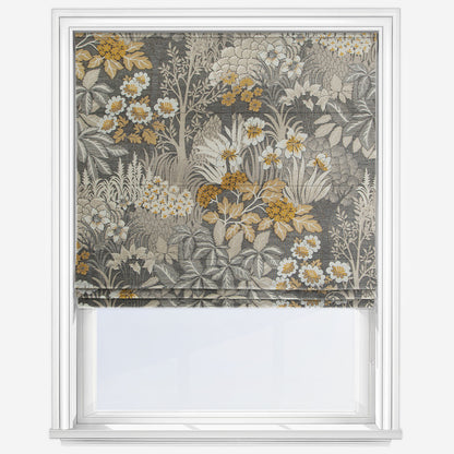 Fryetts Enchanted Forest Ochre Roman Blind