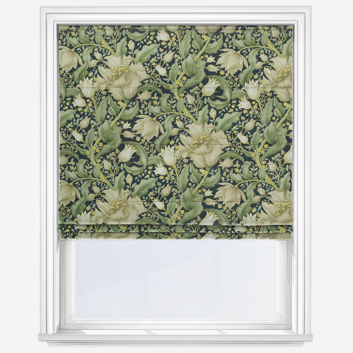 Fryetts Helmshore Indigo Roman Blind