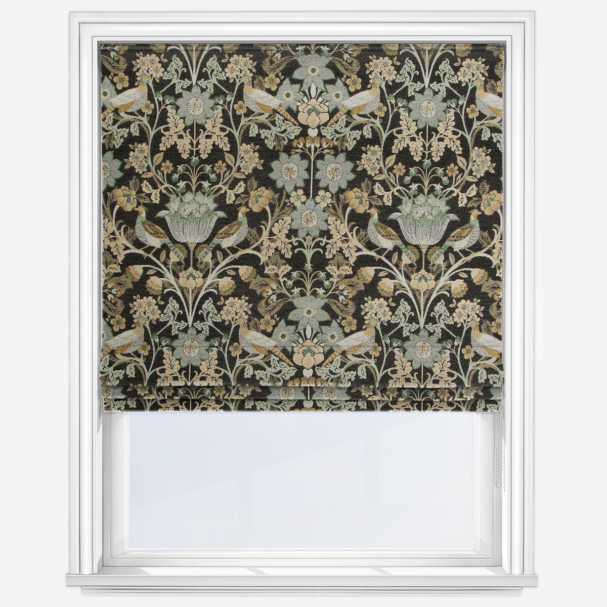 Fryetts Holcombe Noir Roman Blind