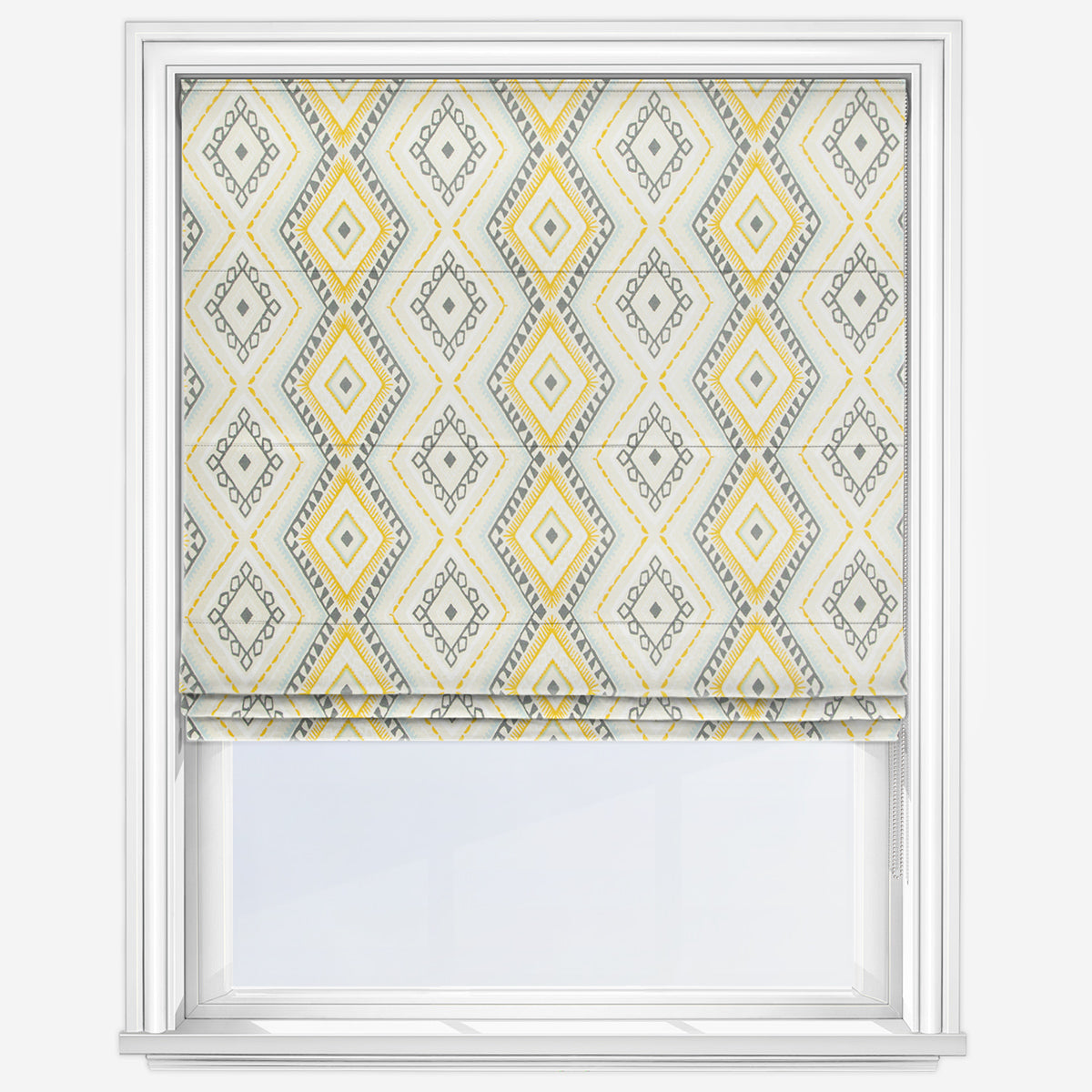 Fryetts Karlstad Ochre Roman Blind