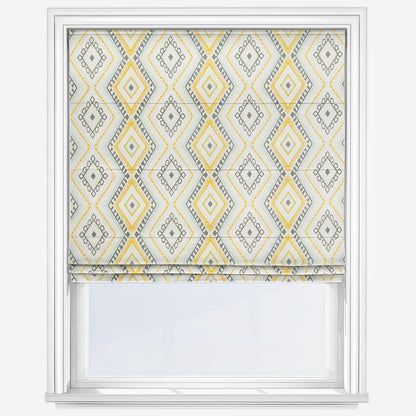 Fryetts Karlstad Ochre Roman Blind