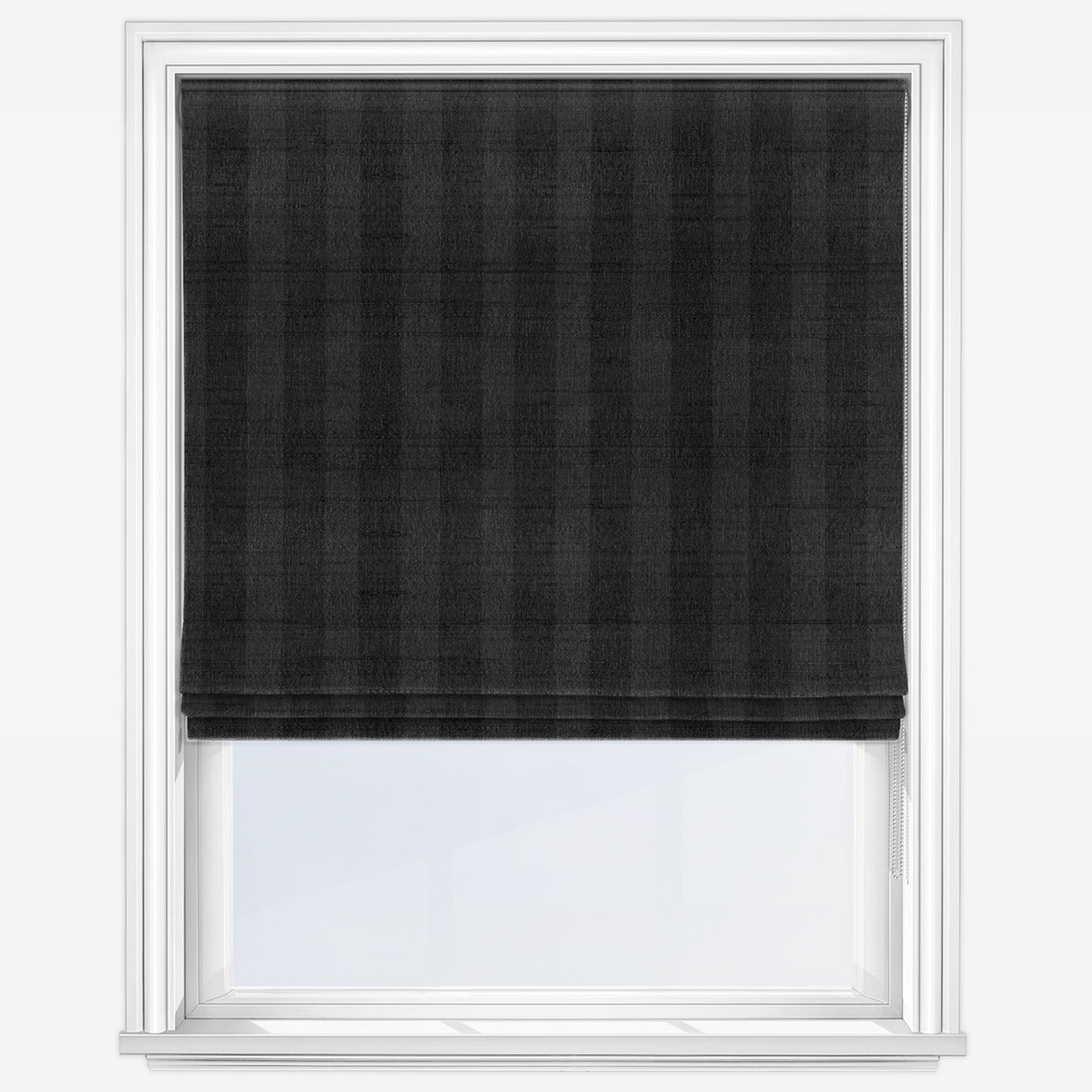 GB Mono Stripe Black Roman Blind