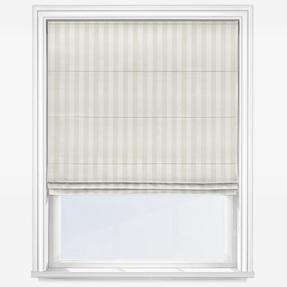 Fryetts Mono Stripe White Roman Blind