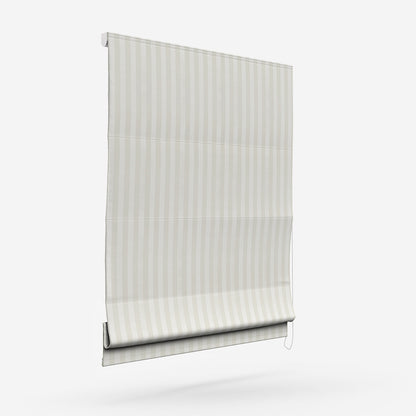 Fryetts Mono Stripe White Roman Blind