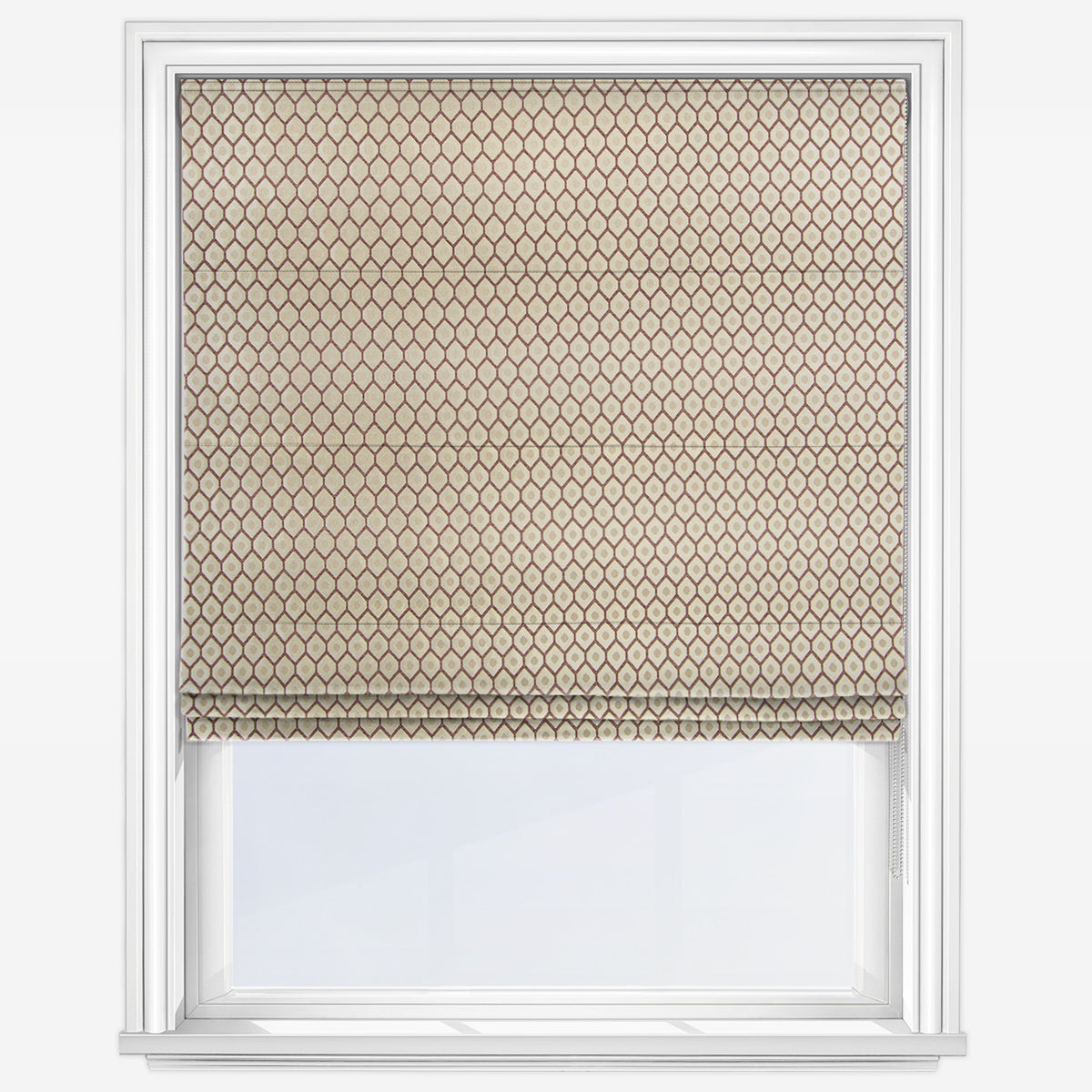 Fryetts Nico Mulberry Roman Blind