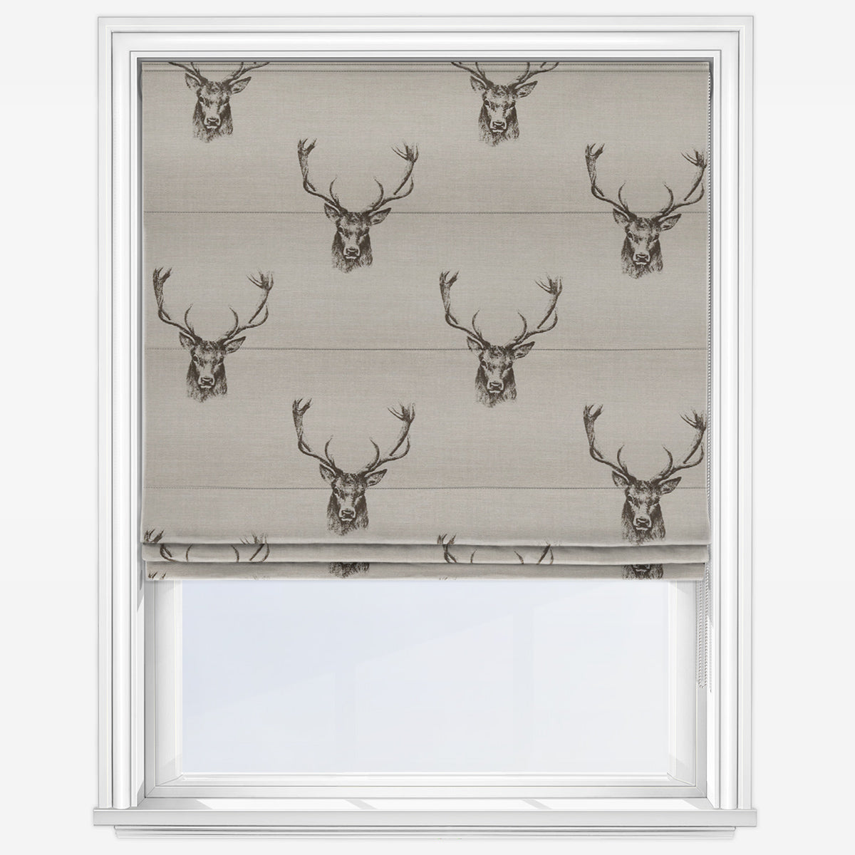 Fryetts Stag Grey Roman Blind