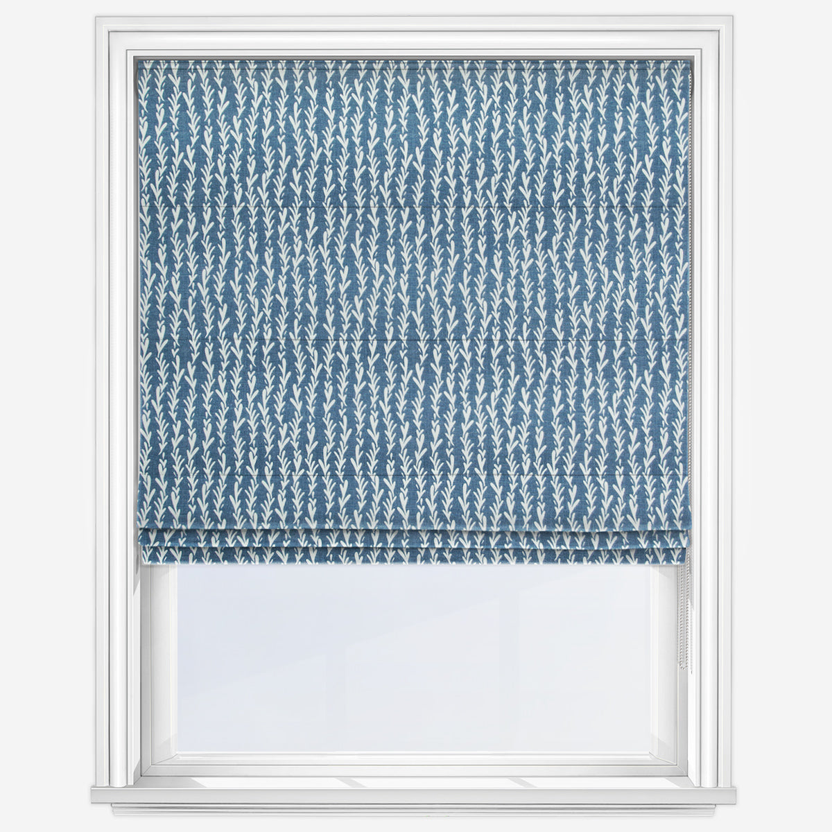 Fryetts Tide Indigo Roman Blind