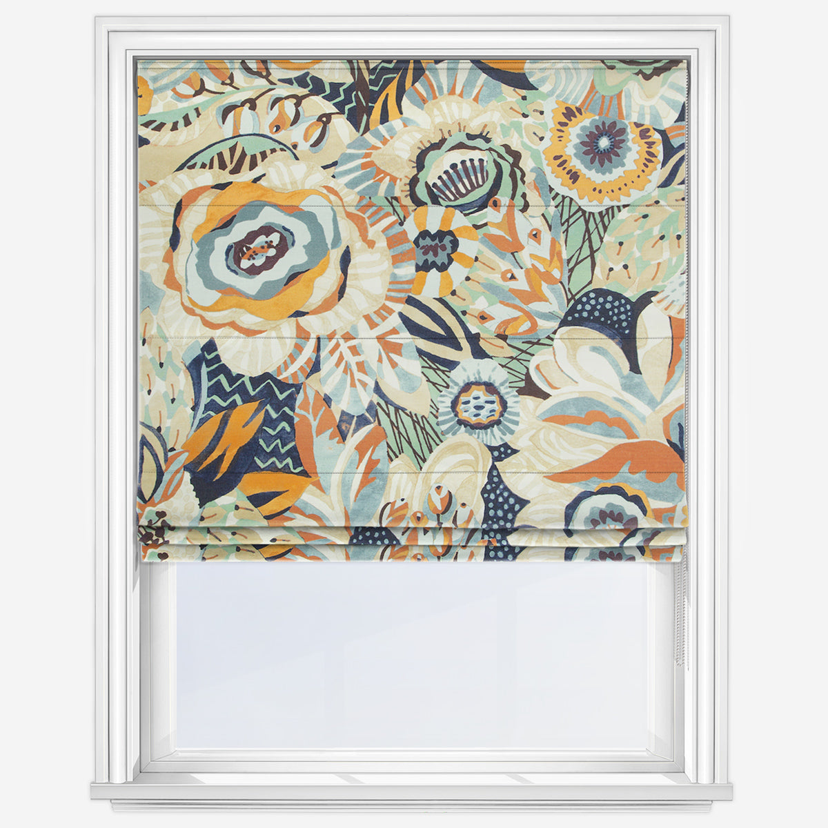 Fryetts Tresco Indigo Roman Blind