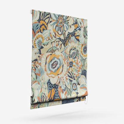 Fryetts Tresco Indigo Roman Blind