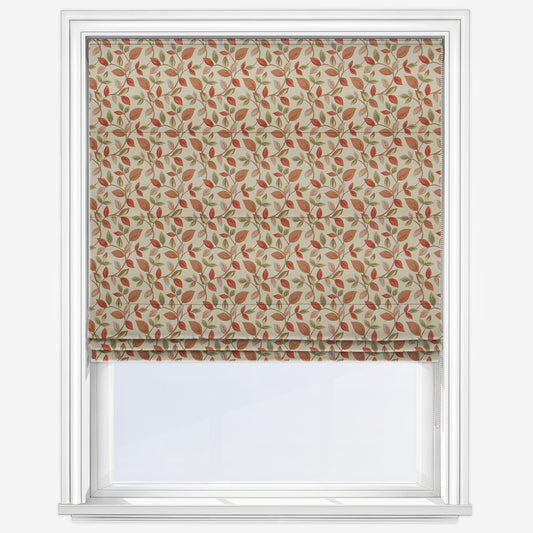 Fryetts Vercelli Burnt Orange Roman Blind